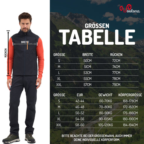 Laufweste Herren- SHIELD - Merino Inside