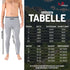 Größentabelle für lange Merino-Unterhose für Herren