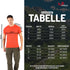 Größentabelle für Herren Merino-T-Shirt