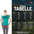 Größentabelle für Damen Rundhals T-Shirt aus 100% Merinowolle