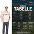 Größentabelle für Herren Tanktop aus ungefärbter Merinowolle