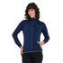 Hoodie Damen aus 100% Merinowolle mit Reißverschluss in der Farbe Navy