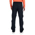Mann in einer schwarzen Merino Zip-Off Trekkinghose aus Merinowolle von hinten.