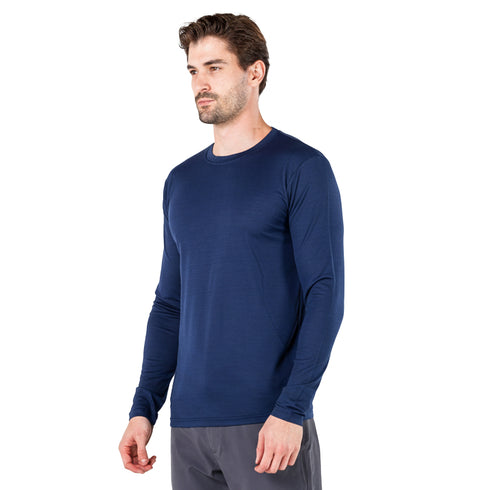 Langarmshirt - ERIS - 100% Merinowolle