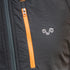 Brusttasche mit Orangem Reißverschluss und Besticktes Woolona Logo