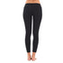 Damen Merino Leggings von Hinten in schwarz