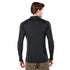 Hinteransicht des Langarmshirts in anthrazit