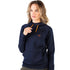 Kapuzenpullover Frau mit weiĂem Logo Woolona