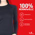 Vorteile eines Merino Langarmshirts für Damen.