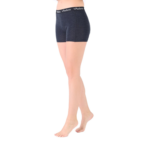 Merino Boxershorts Damen in dunkler Farbe