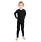 Merino Unterwäsche Set fßr Kinder in schwarz
