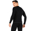 Langarmshirt Herren aus Merinowolle in schwarz