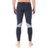 Eine schwarze Herren Merino Unterhose von hinten