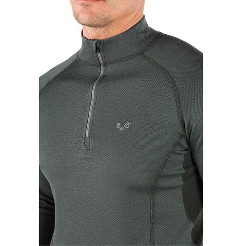 warmes Merino Langarmshirt grĂźn