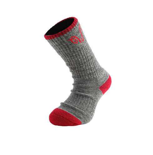 Merinosocken für Kinder in der Farbe Grau